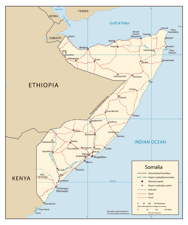 Map of Somalia with cities. Somalia map with cities.