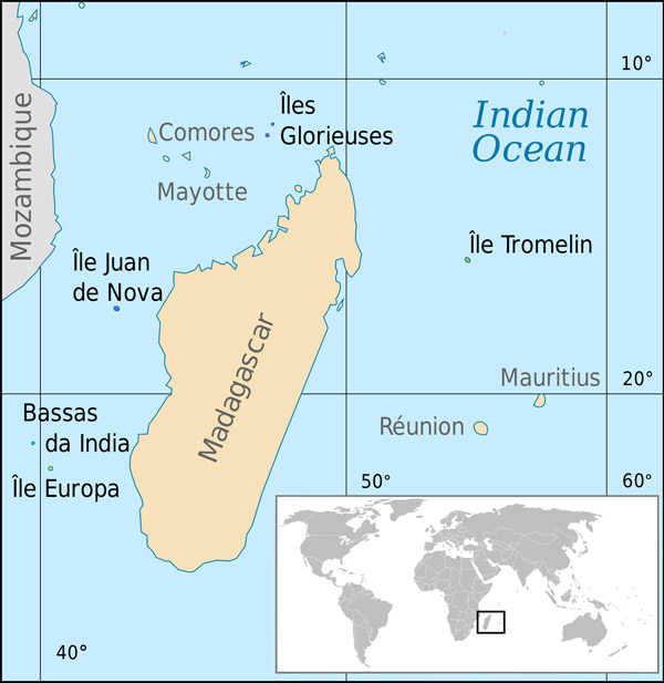 Large detailed location map of Tromelin Island.