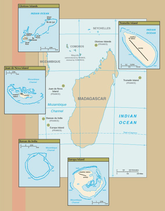 Tromelin Island political map. Political map of Tromelin Island.