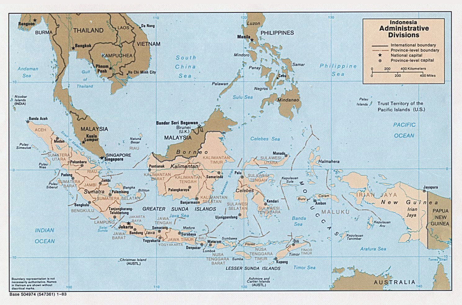 Maps of Indonesia.