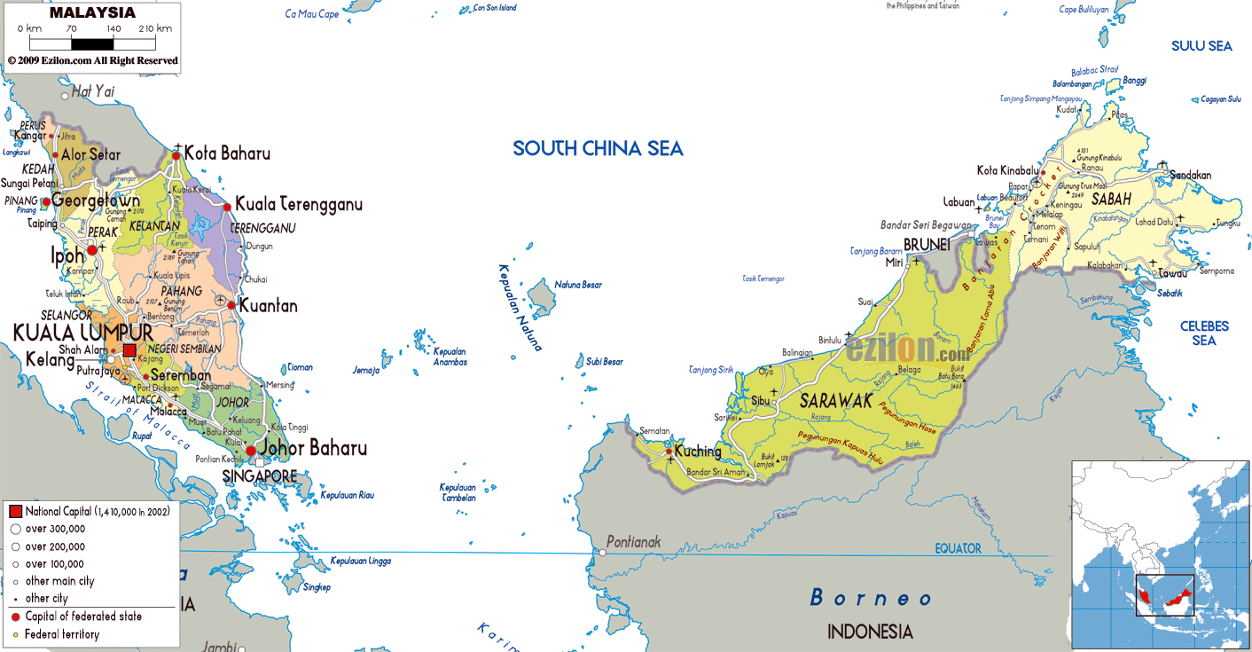 Large Detailed Political And Administrative Map Of Large Detailed Political And Administrative Map Of