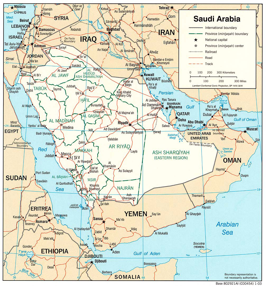 Detailed Political And Administrative Map Of Saudi Arabia Saudi Arabia Political And Administrative Map Vidiani Com Maps Of All Countries In One Place