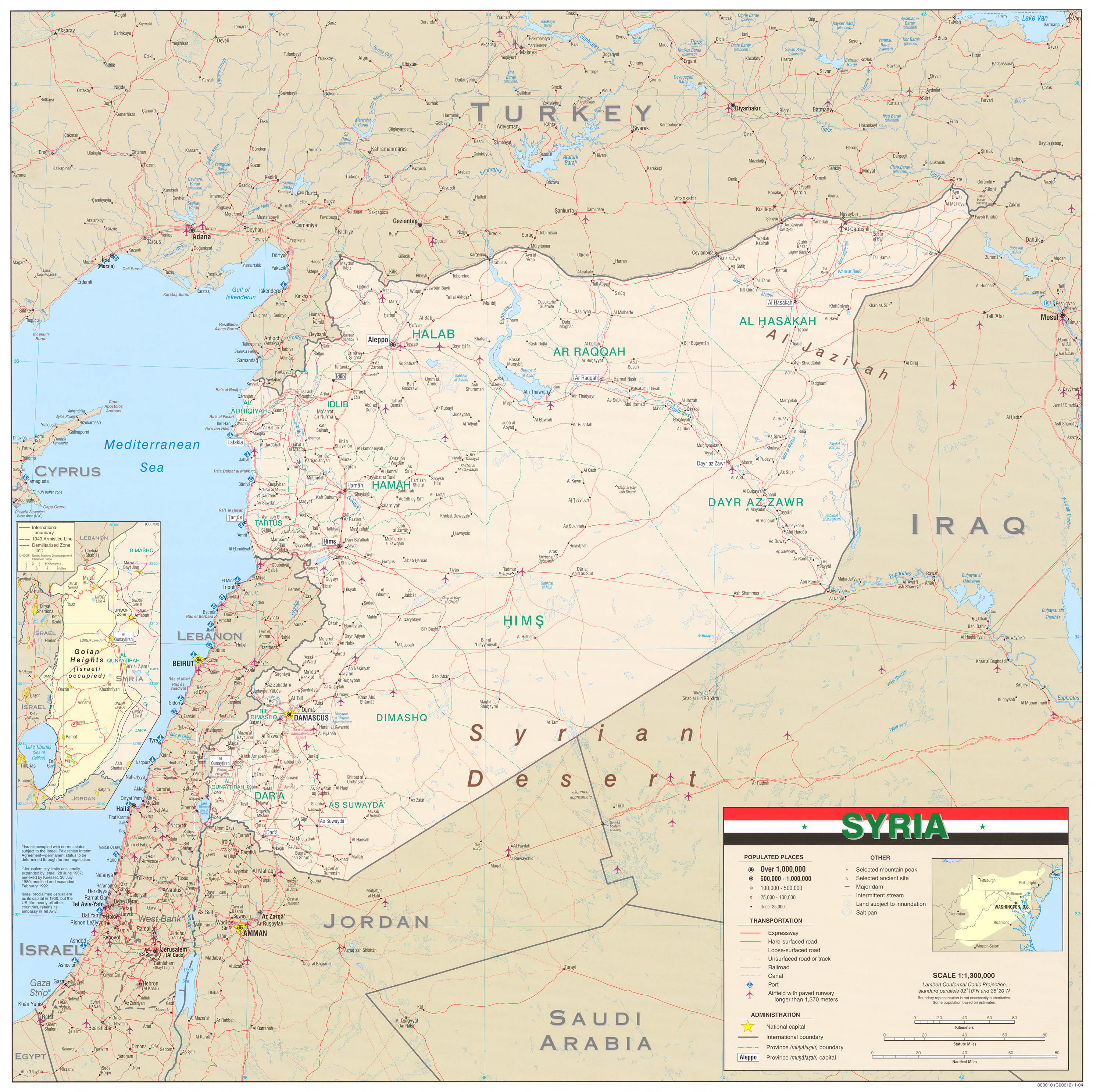 Large Detailed Road And Political Map Of Syria Syria Large Detailed Large Detailed Road And Political Map Of Syria Syria Large Detailed