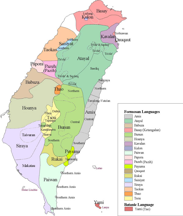Large detailed administrative map of Taiwan.
