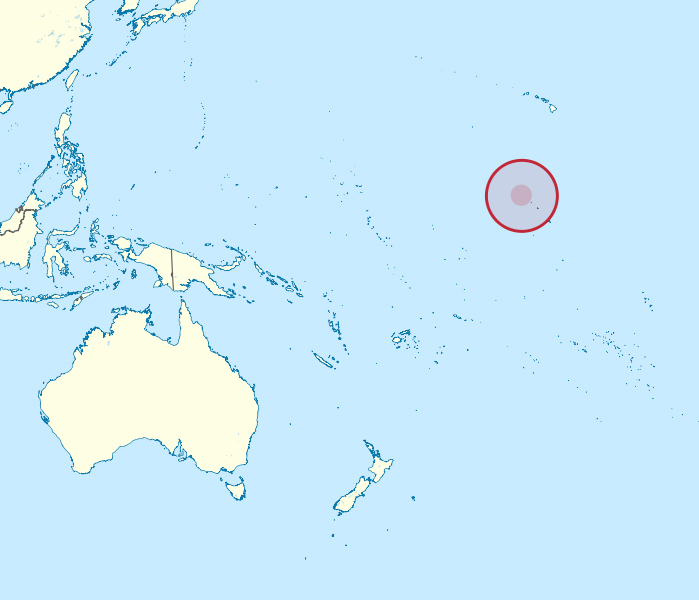 Detailed location map of Kingman Reef. Kingman Reef detailed location map.
