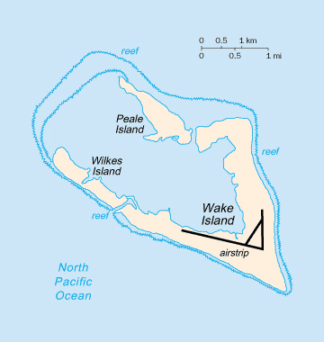 Map of Wake Atoll. Wake Atoll map. Map of Wake Atoll. Wake Atoll map.