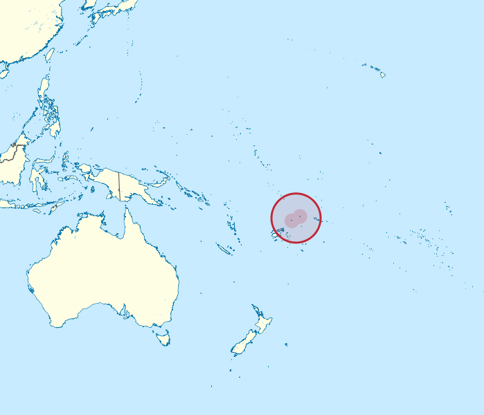 Large detailed location map of Wallis and Futuna.