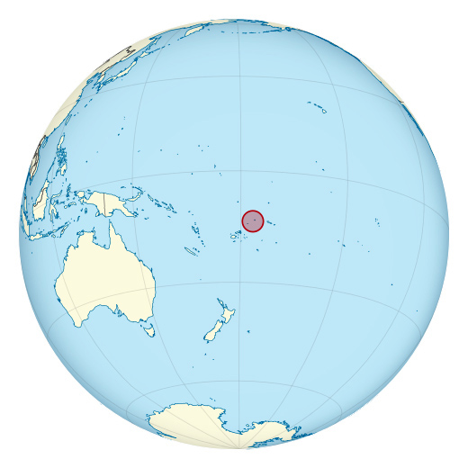 Wallis and Futuna location map. Location map of Wallis and Futuna.