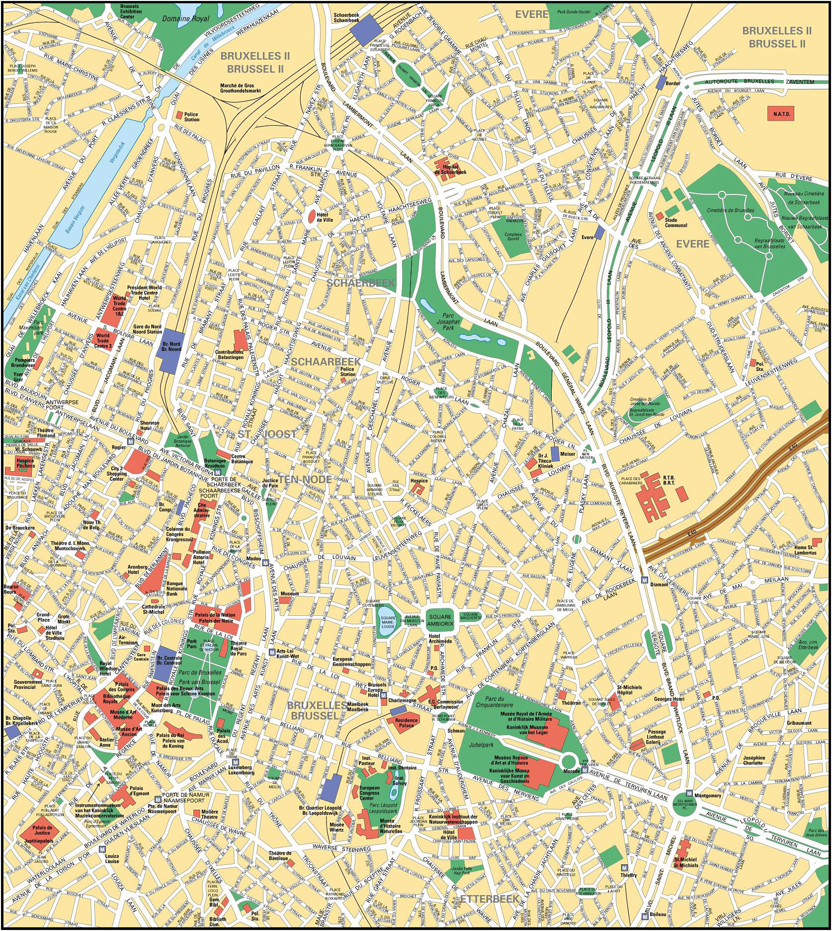 Bruxelles Map