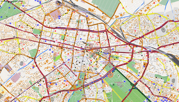 Sofia large tourist map. Large tourist map of Sofia city.