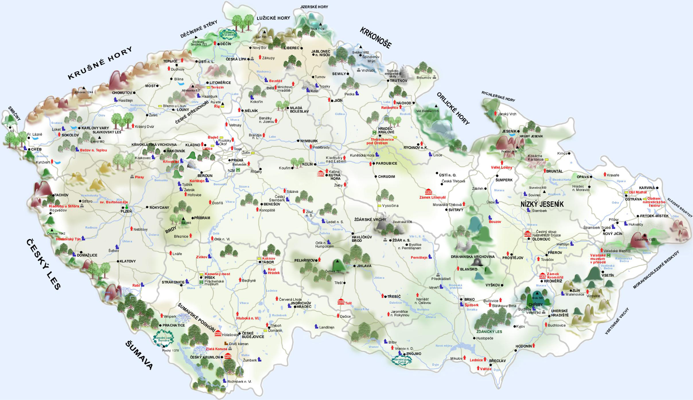 501146 bytes (489.4 kb), map dimensions: Czech Republic Maps : Large detailed castle map of Czech Republic. Czech ...
