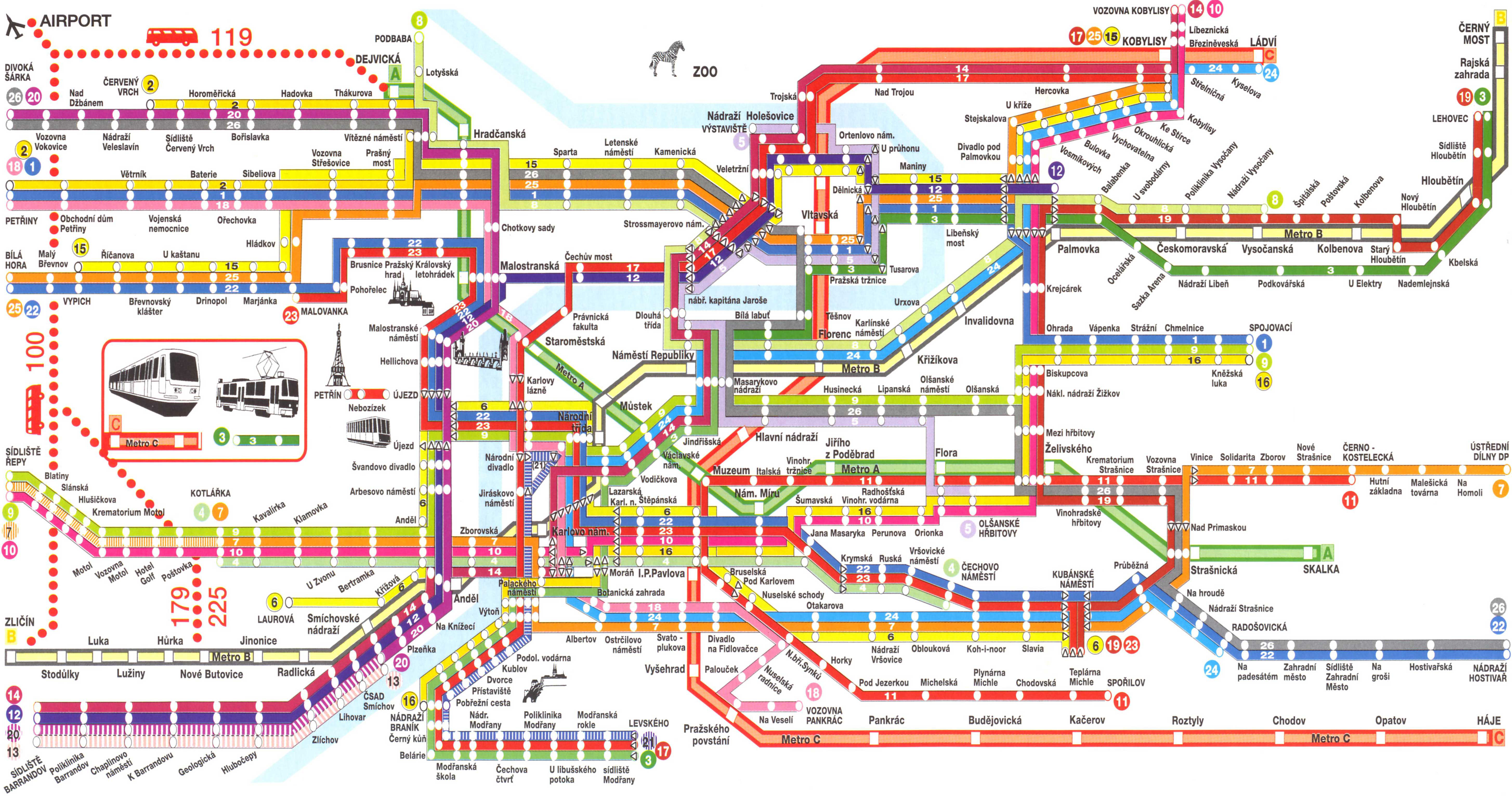 City map Czech Republic CDR