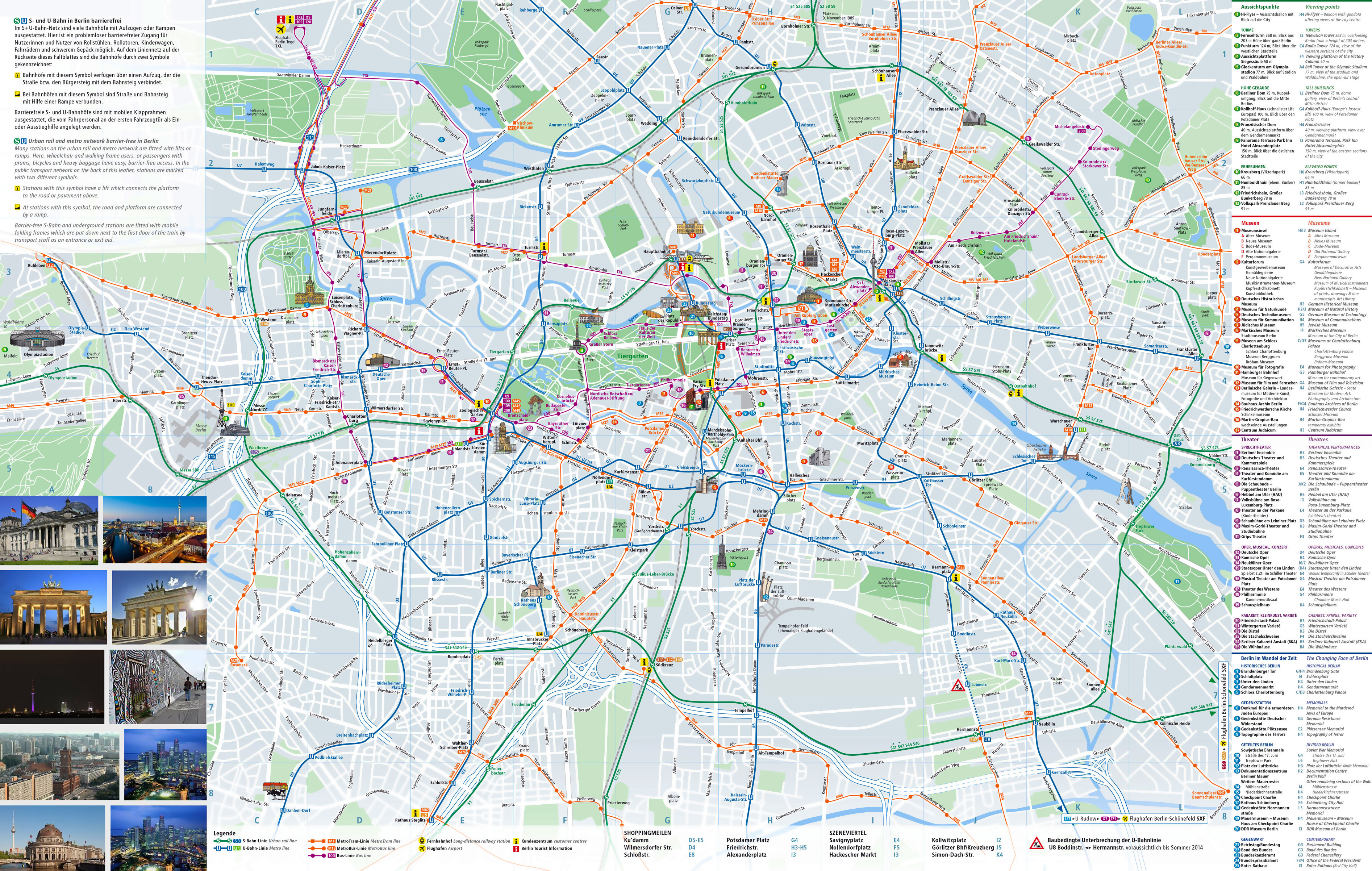 Berlin Stadtplan Mit Sehenswurdigkeiten Zum Download Planative