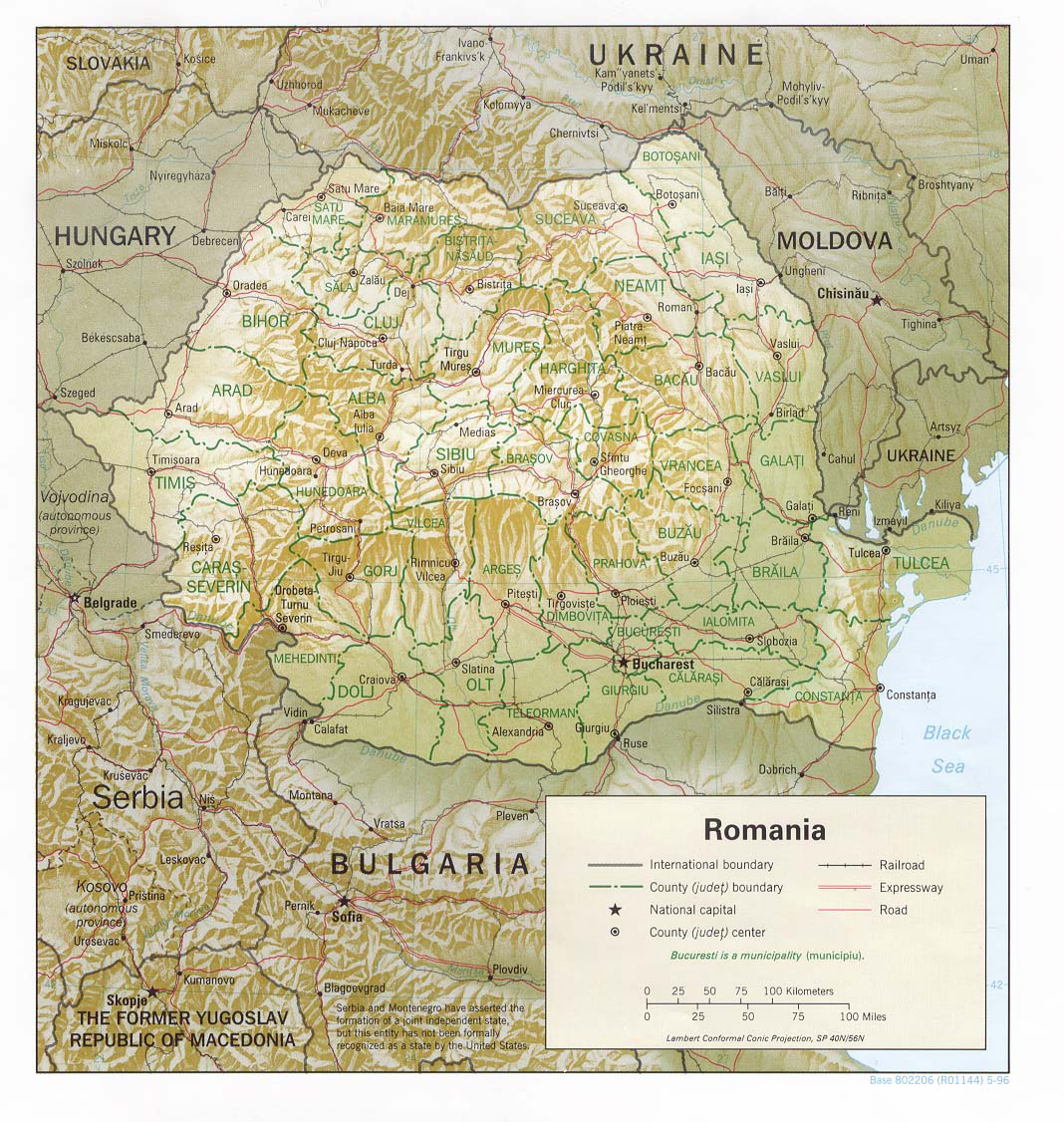 Road Map Romania