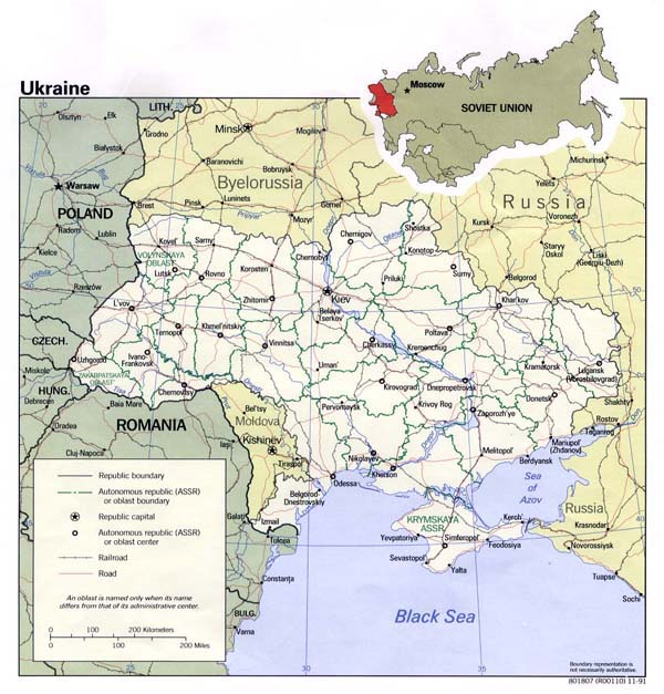 Detailed political map of Ukraine. Ukraine detailed political map.