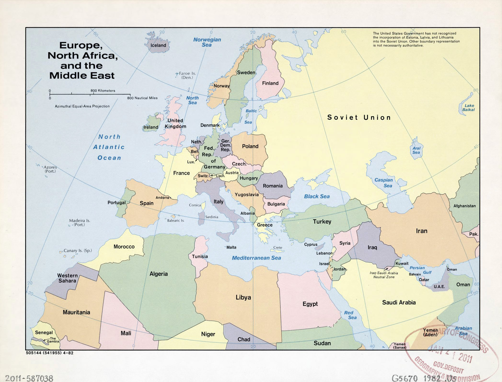 Large Detailed Old Political Map Of Europe North Africa And The