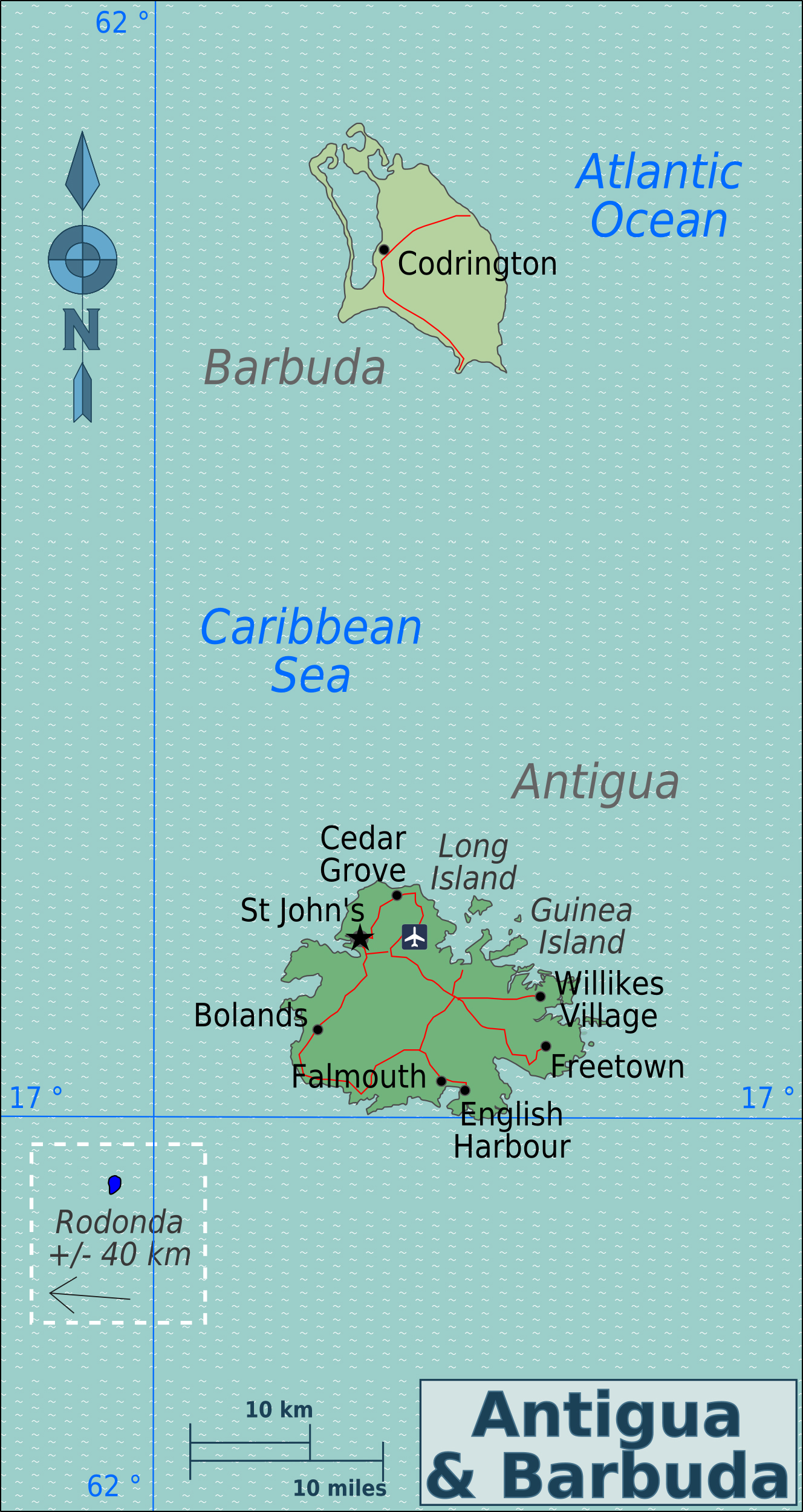 Antigua Map