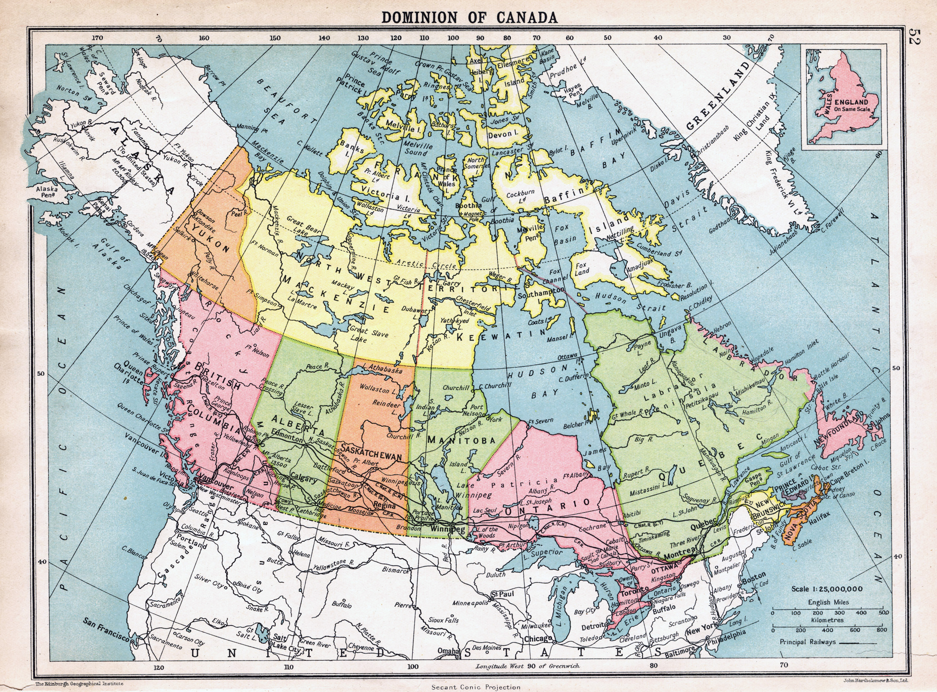 Detailed Map Of Usa And Canada Map Of World