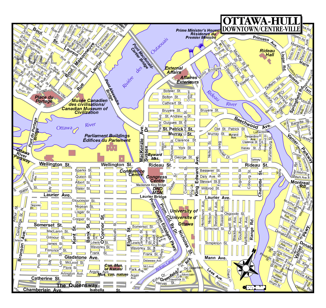 Maps Of Ottawa City Maps Printable Map Of Ottawa Free Printable Maps