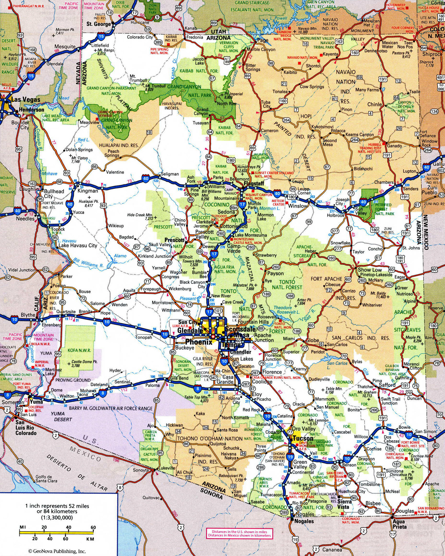 large-detailed-highways-map-of-arizona-state-with-all-cities-and-national-parks-vidiani