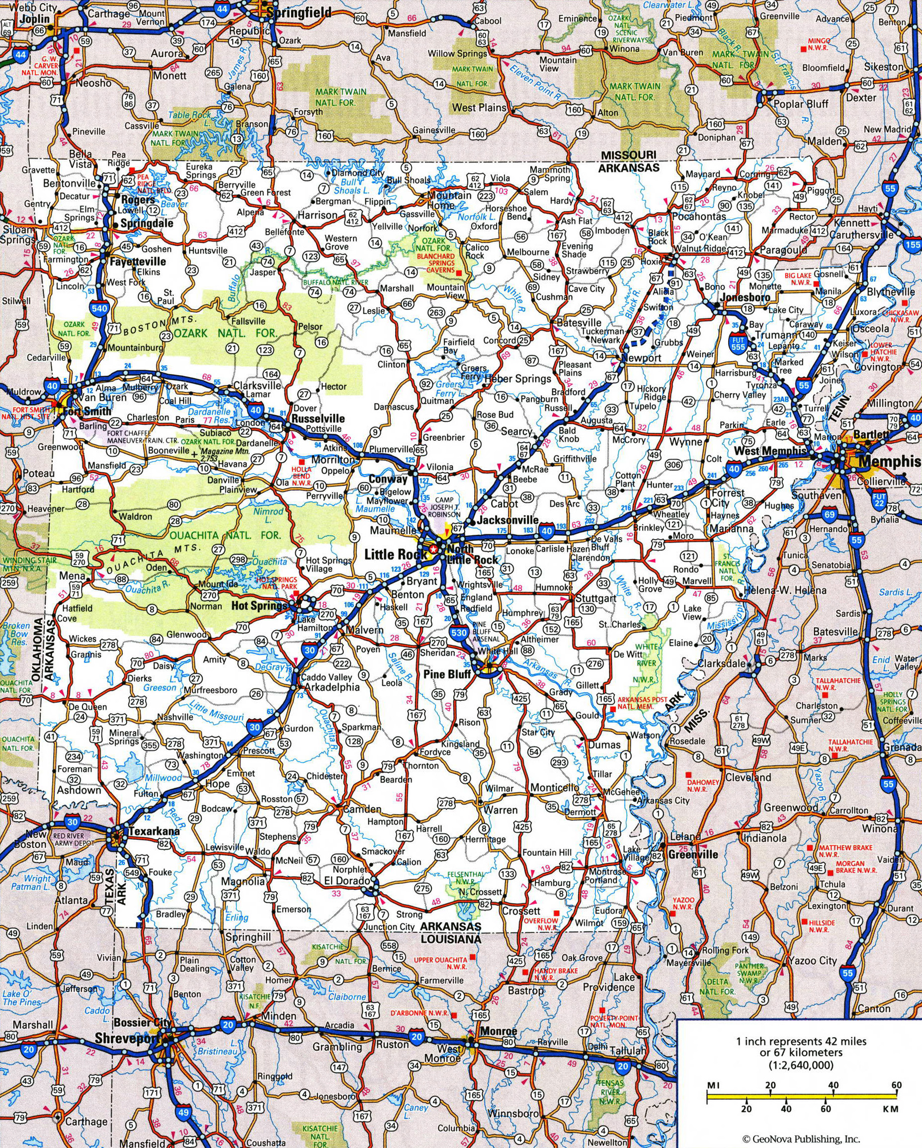 Free Printable Arkansas Map Printable Templates