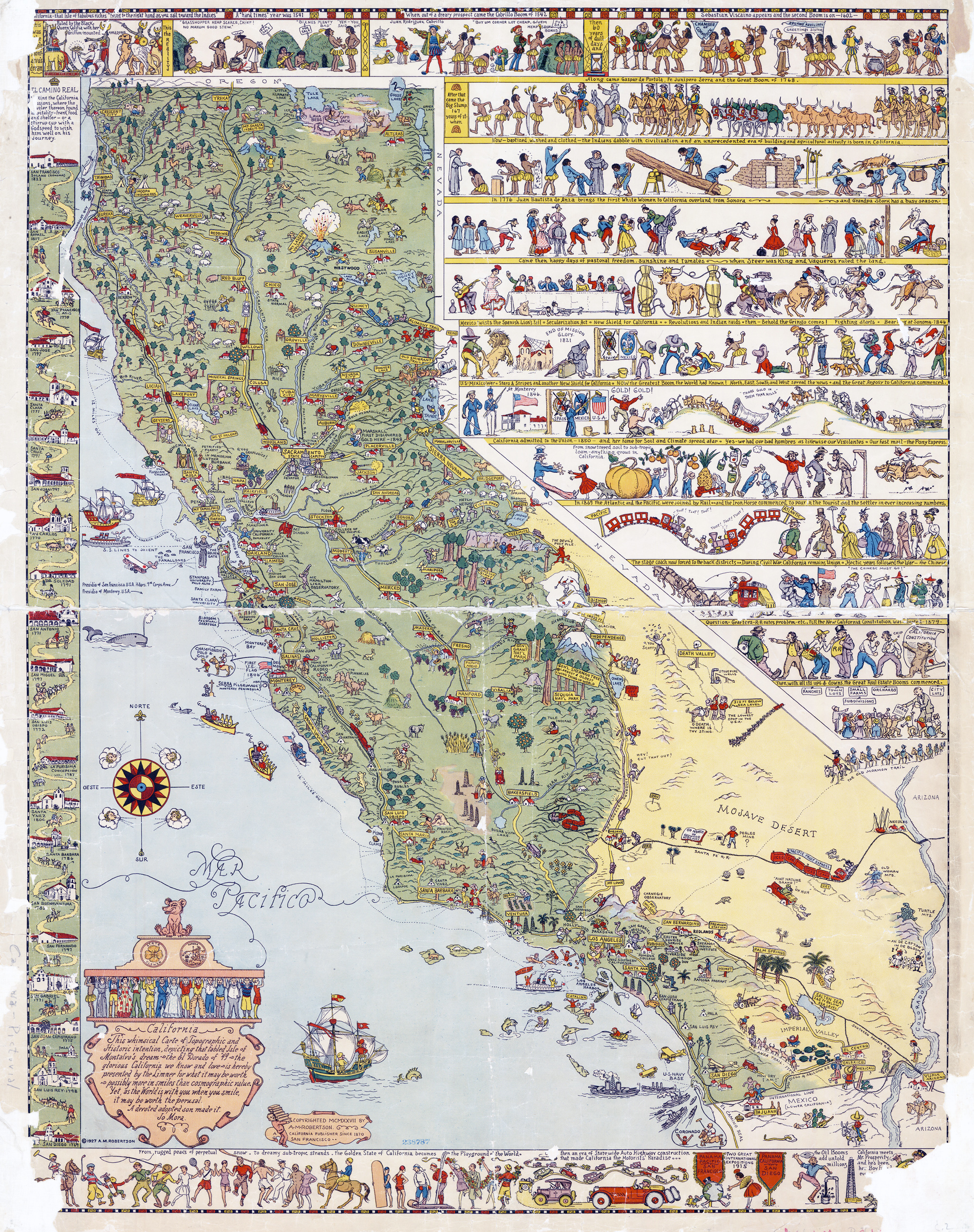 Large Detailed Old Illustrated Tourist Map Of California State - Large Detailed Old Illustrated Tourist Map Of California State large detailed old illustrated tourist map of california state - large detailed old illustrated tourist map of california state