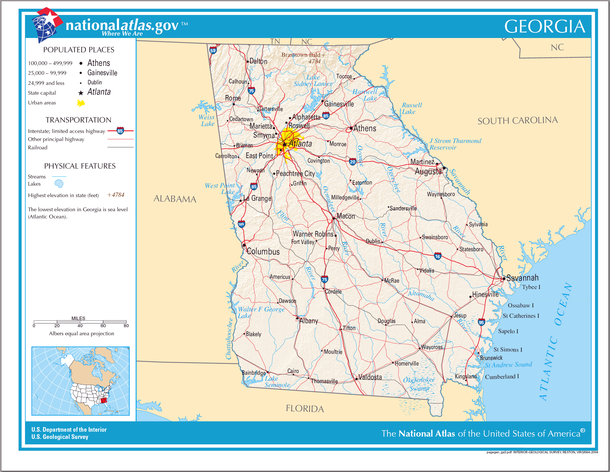 Large Detailed Map Of Images