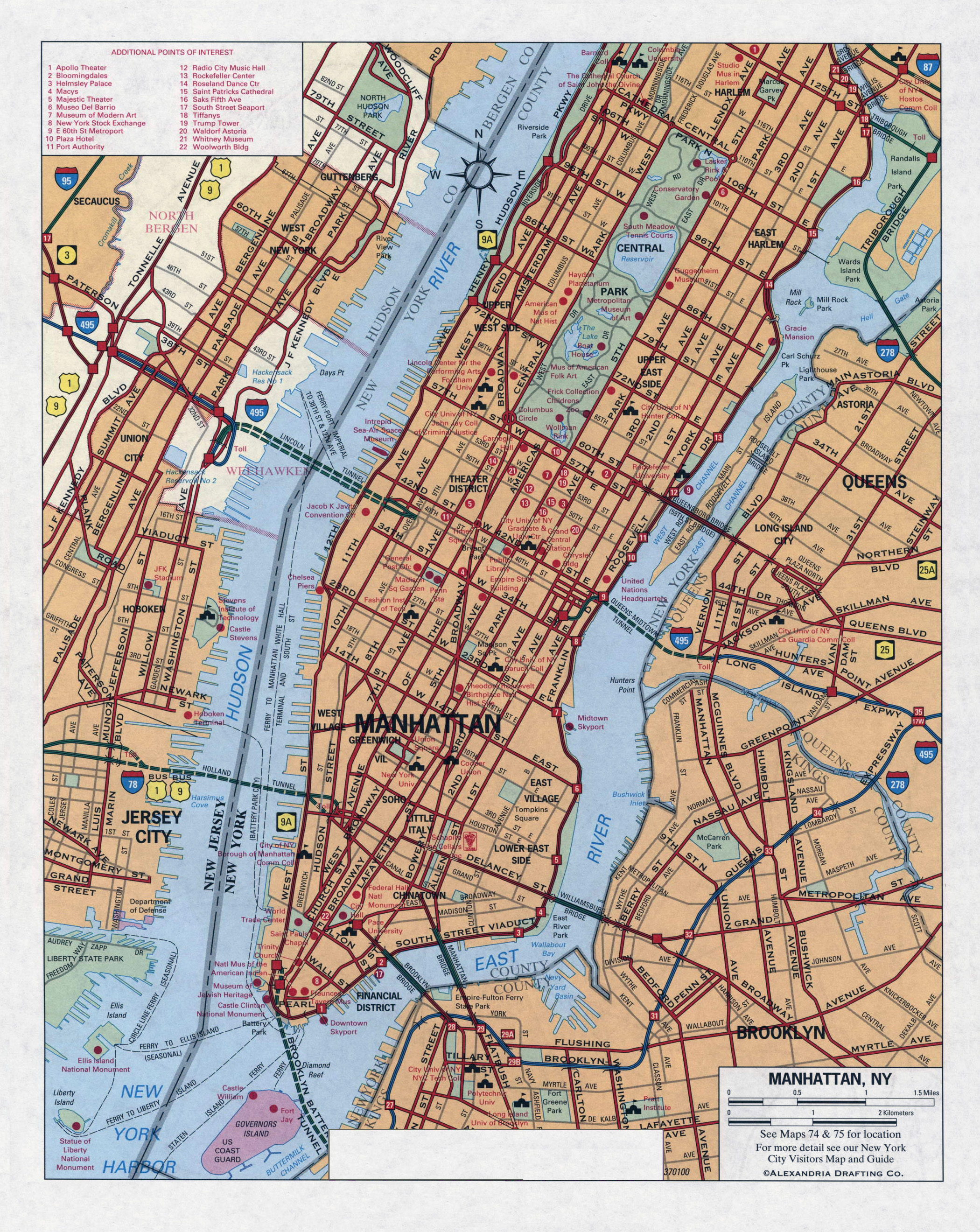 New York City Map Printable The New York City Subway Map