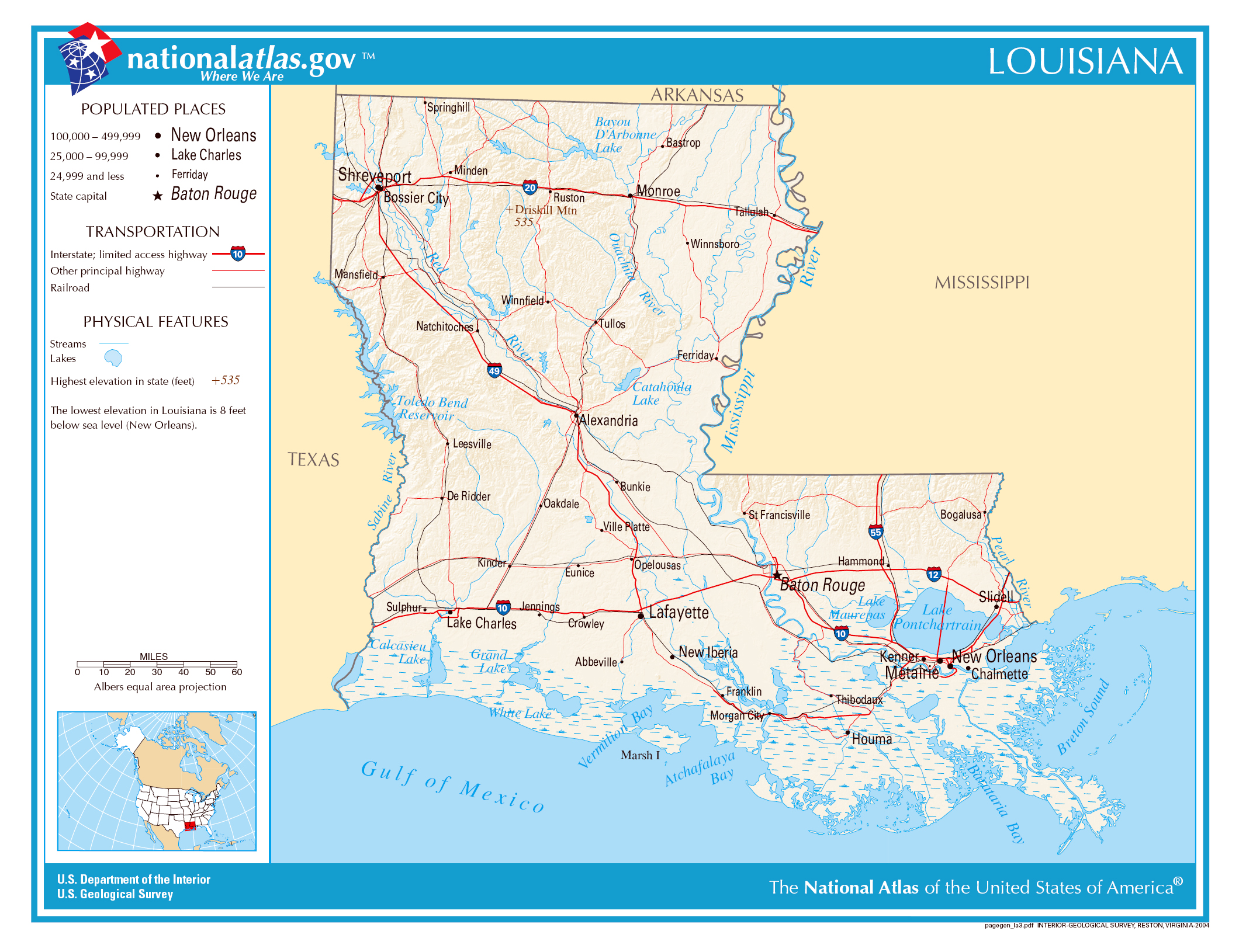 Large detailed map of Louisiana state. Louisiana state large detailed map | 0 | Maps ...