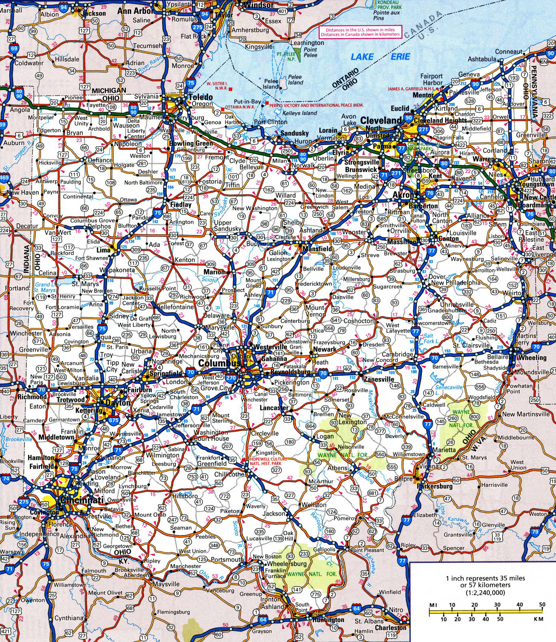Printable Large Attractive Cities State Map Of The Usa Whatsanswer