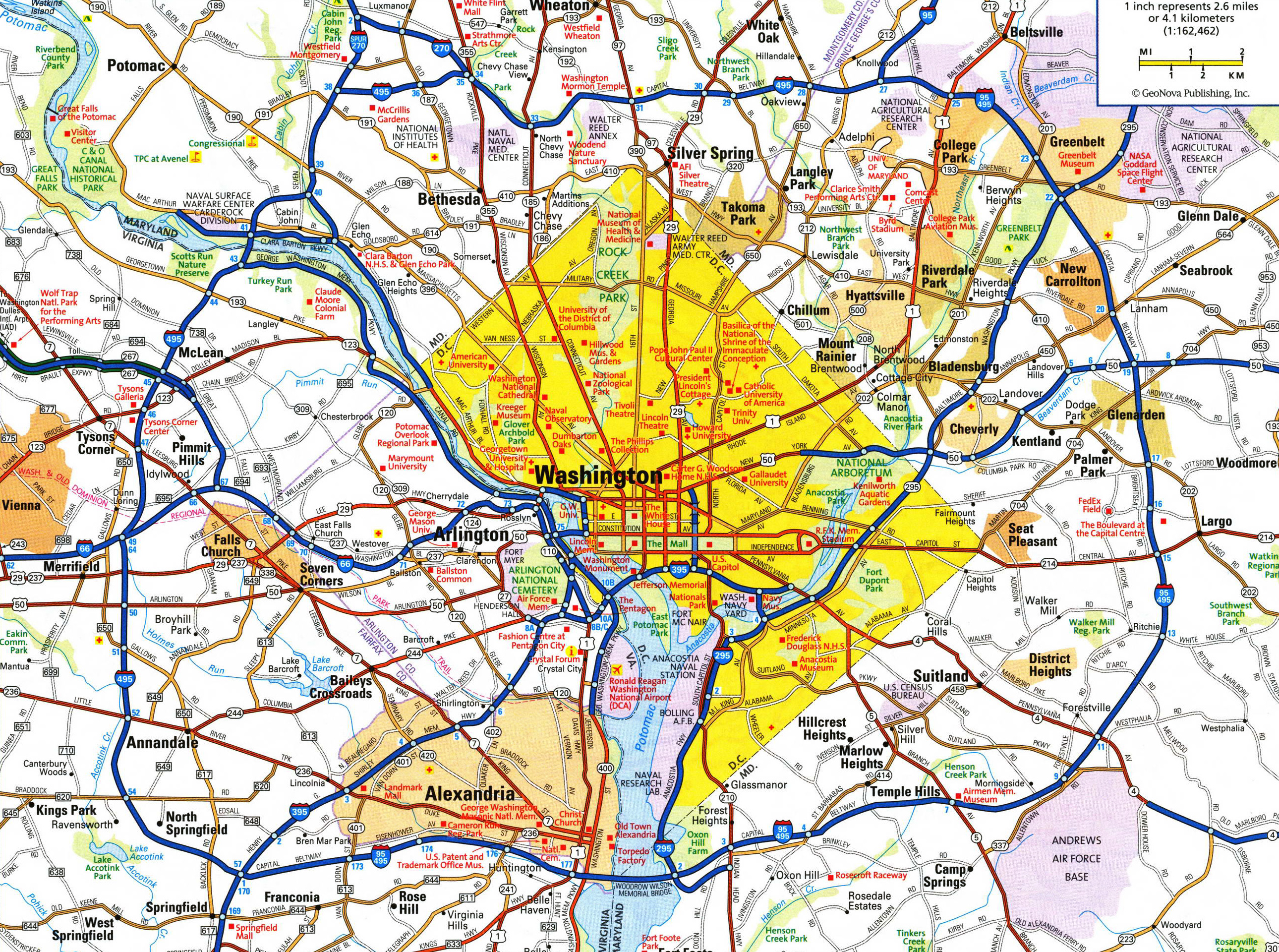 map-of-washington-dc-and-surrounding-areas-crabtree-valley-mall-map