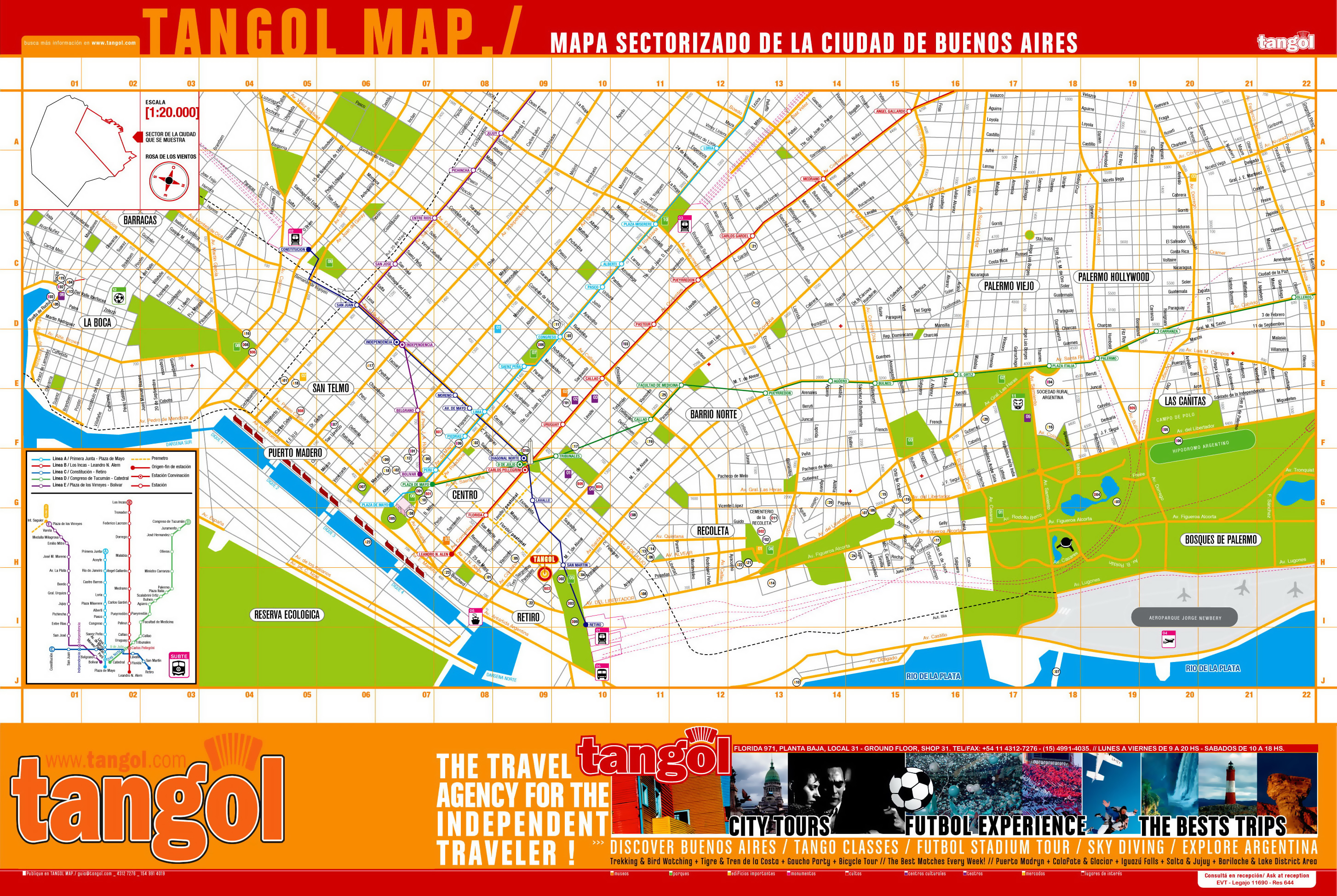 tourist map of central large tourist map of central part of buenos aires tourist map of central large tourist map of central part of buenos aires