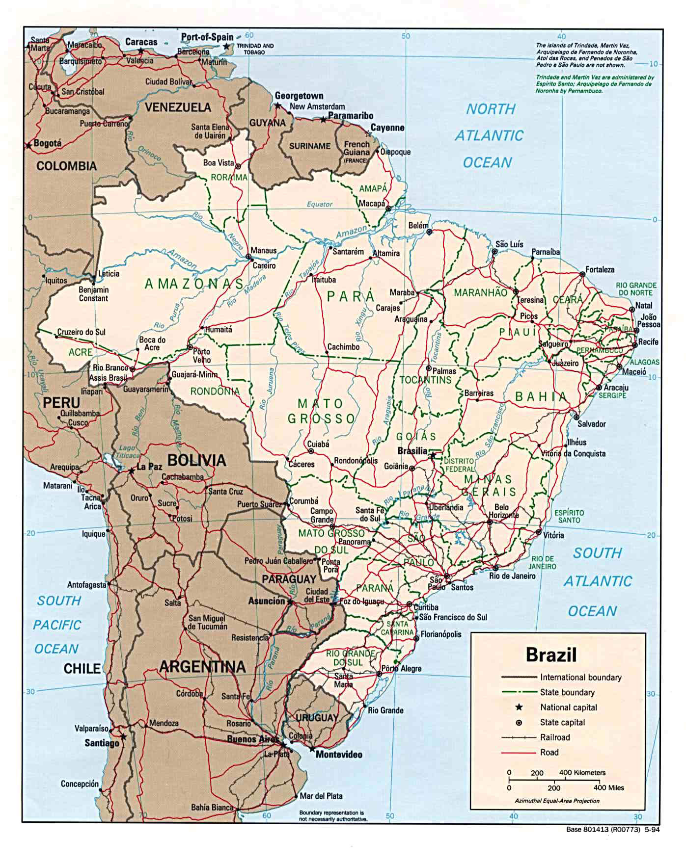 Large detailed political map Large detailed political map