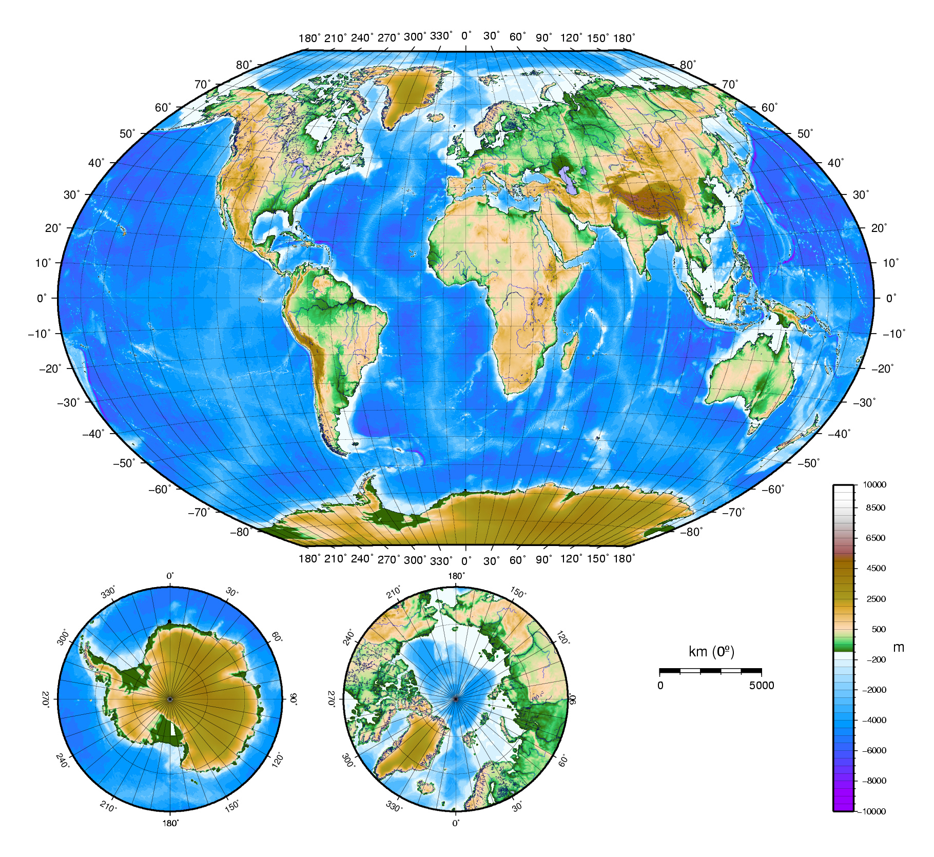 Albums 94+ Images physical maps of the world with labels Sharp